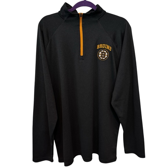 NHL Men's Boston Bruins Quarter-Zip Pullover - Size XL - Picture 1 of 5
